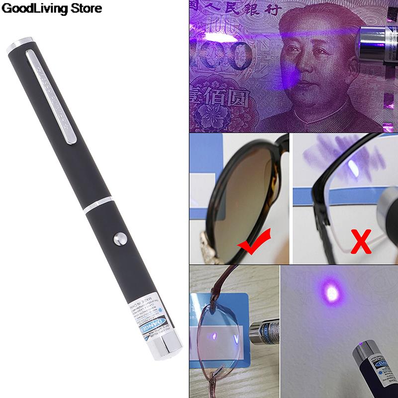 Penna per test lenti Blu-ray cambia colore la pellicola rileva occhiali Anti luce blu penna per Test insegnamento torcia gatto cattura la luce del fascio