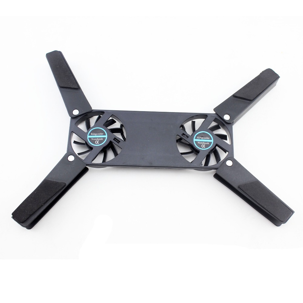 Rotatable USB Fan Cooling Pad 2 Fans Notebook Cooler Computer Laptop Stand USB Fan For 10-17" PC Laptop PC Computer: Default Title