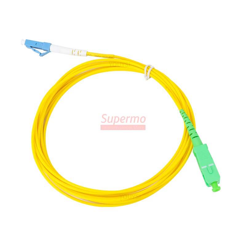 10PCS Simplex SC/APC-LC/UPC Fiber Optic Patch Cord Cable 1m/2m/3m/5m/10m Fiber Optic Jumper Cable 2.0mm