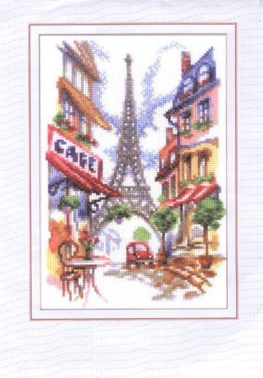 Needlework,DIY Cross Stitch,Sets For Embroidery kits,11CT&amp;14CT,Eiffel Tower