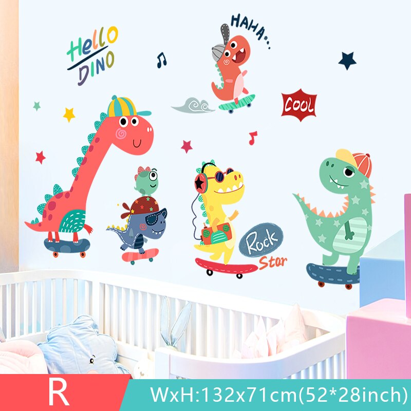 18 styles Large Cartoon Wall Stickers for Kids rooms Baby room Wall Decor Vinyl Removable Wall Decals Home Mural Home Decoration: R