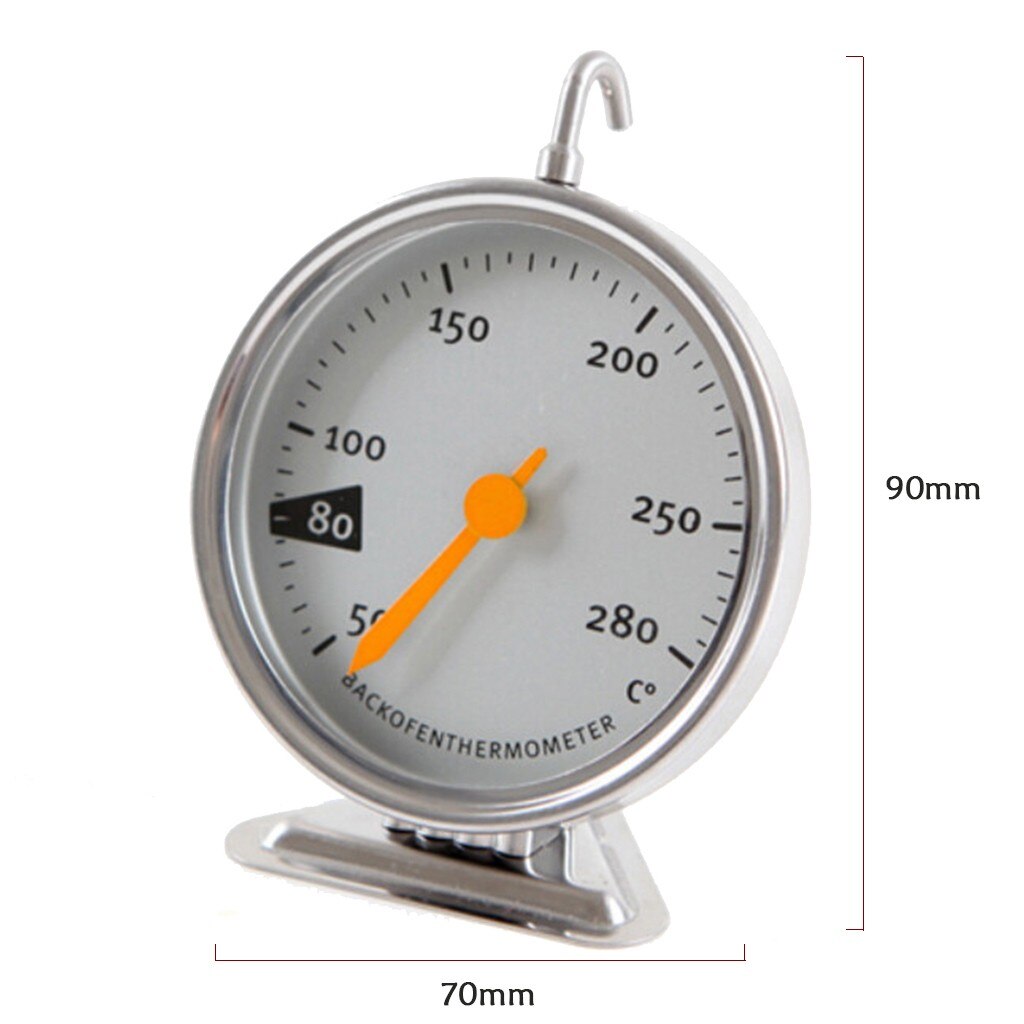 Food Meat Temperature Stand Up Dial Oven Thermometer Stainless Steel Gauge