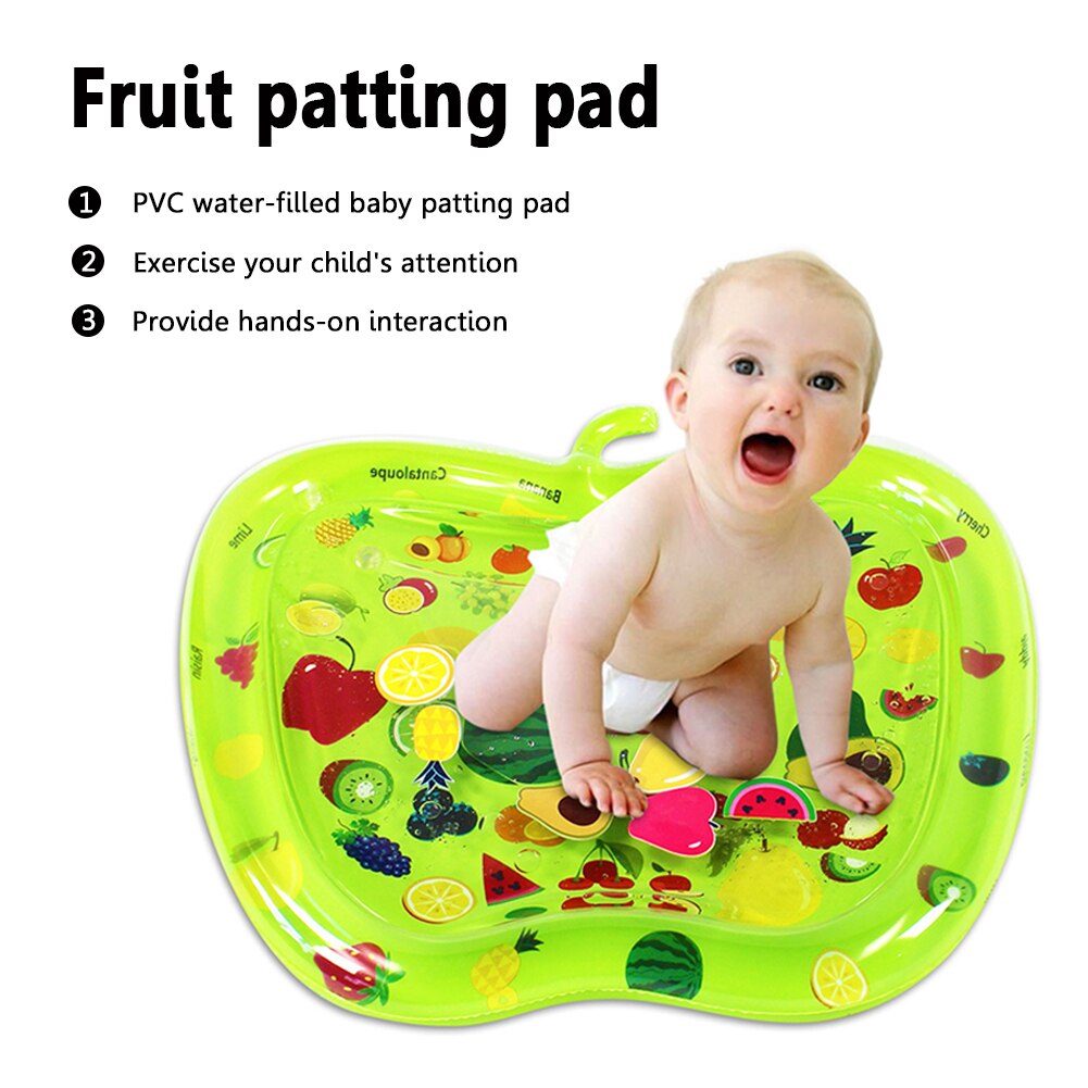 Fruit Baby PVC Tummy Time Pad Toddler Inflatable Ice Water Patted Mat Games Beach Lawn Sprinkler Pads