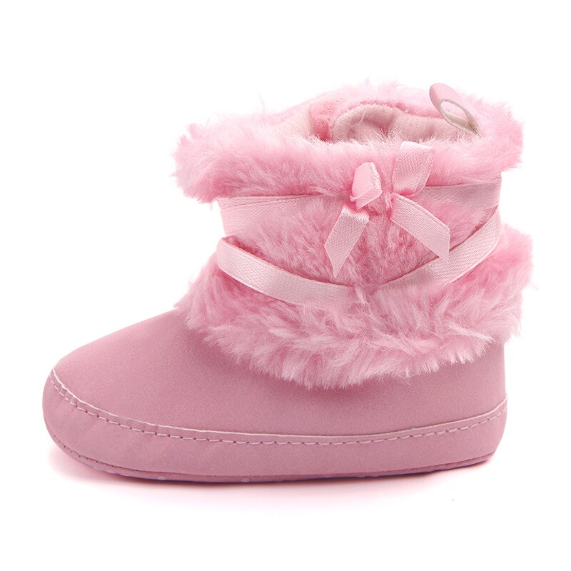 Arcos botas de bebê macio sola de algodão recém-nascido do bebê sapatos de inverno quente grosso anti derrapante infantil da criança botas de neve primeiros caminhantes