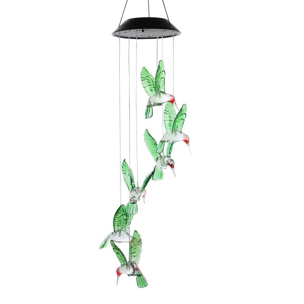 Zewnętrzna Lampa Solarna LED Koliber - Zmieniająca Kolory - Dekoracja Ogrodu i Balkonu: Kolor