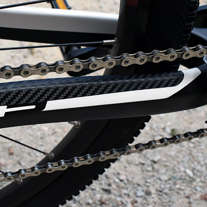 1 stk ridsefast mountainbike kæde beskytte ramme skjul klistermærke aftagelig cykel del paster guard cover