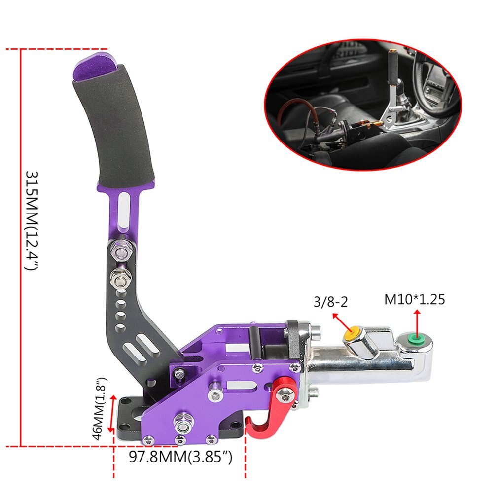 Universal Hydraulic Handbrake Racing Parking Emergency Brake Lever Refitting Hydraulic Handbrake Update Accessories