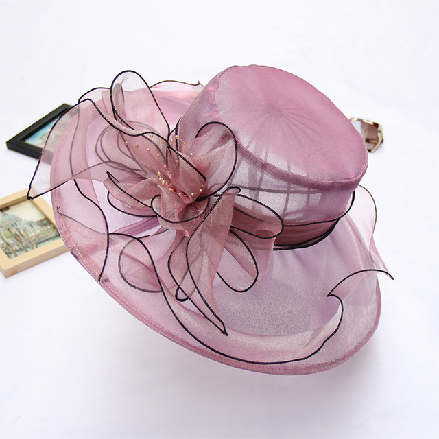 Mode Roze Blauw Bruiloft Hoeden Bruiloft Accessoires 9 Kleuren Bridal Voor Bruiden Fascinators Avond Vrouwen Elegante Formele Hoed: Coral