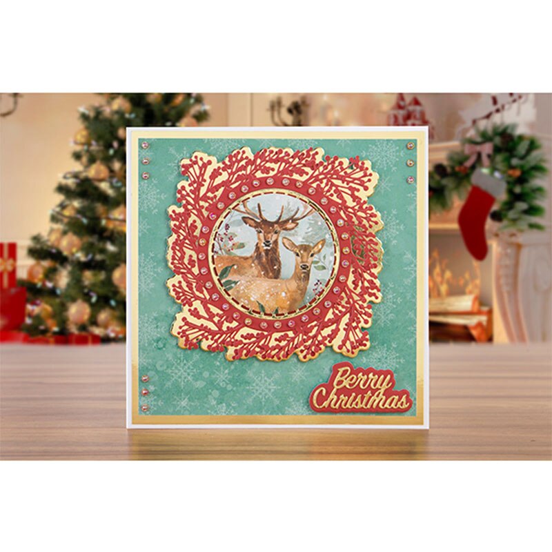 Flourishing Border Frame Metal Cutting Dies Frame&Stars&Phrases Die Cuts For Card Making DIY Embossed Crafts Cards