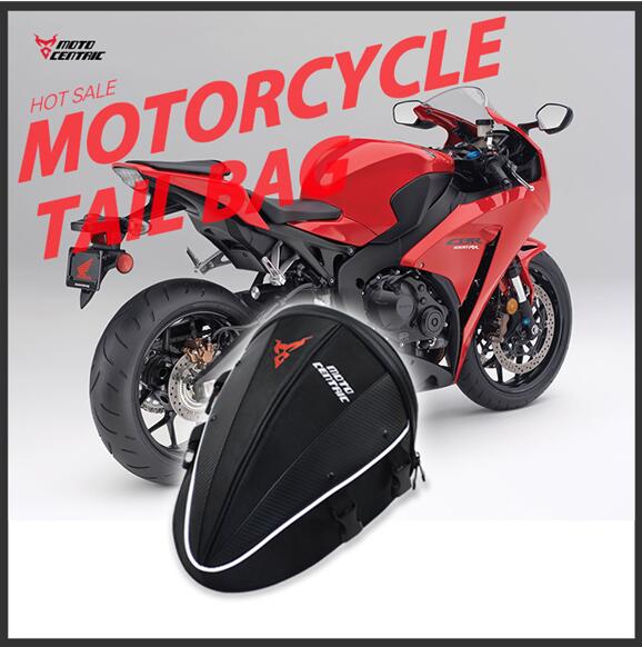 Bolsa trasera moto cross moto rcycle bolsa de asiento trasero oxford funda superior multifunción mochila de hombro impermeable mochilas surtidas: MC-Bag-070 Red