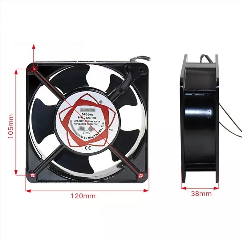 1 sztuk maszyna robić wylęgu części 220-240v ~ 50 / 60hz 0.14a wentylator inkubatora, aby zapewnić jakość losowa dostawa certyfikat CE
