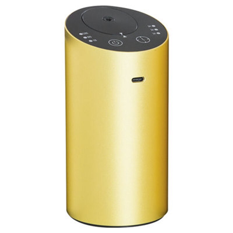 Essentiële Olie Diffuser Auto Luchtverfrisser Aroma Waterloze Usb Auto Aromatherapie Vernevelaar Oplaadbare Voor Thuis Yoga: plum