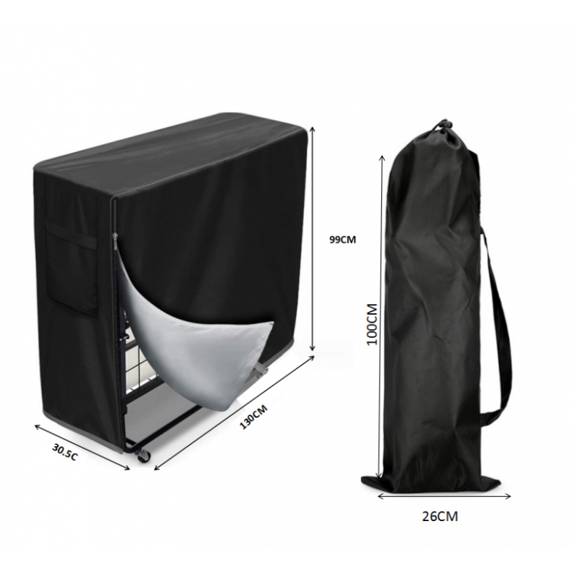 2Set Klapstoel en Opklapbed Opberghoes, Geschikt voor Binnen Buiten Patio Bed Stoelhoes, Tuinmeubelhoezen