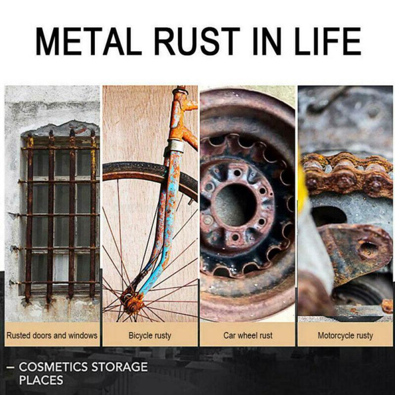 Multi-Purpose Rust Inhibitor Vehicle Chrome Rust Remover Derusting Spray Car Maintenance Cleaning Rust Remover Car Accessories