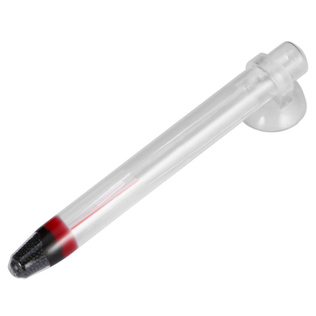 Glas Meter Aquarium Fish Tank Water Thermometer Met Zuignap Digitale Huishouden 0-44 Graden Ce