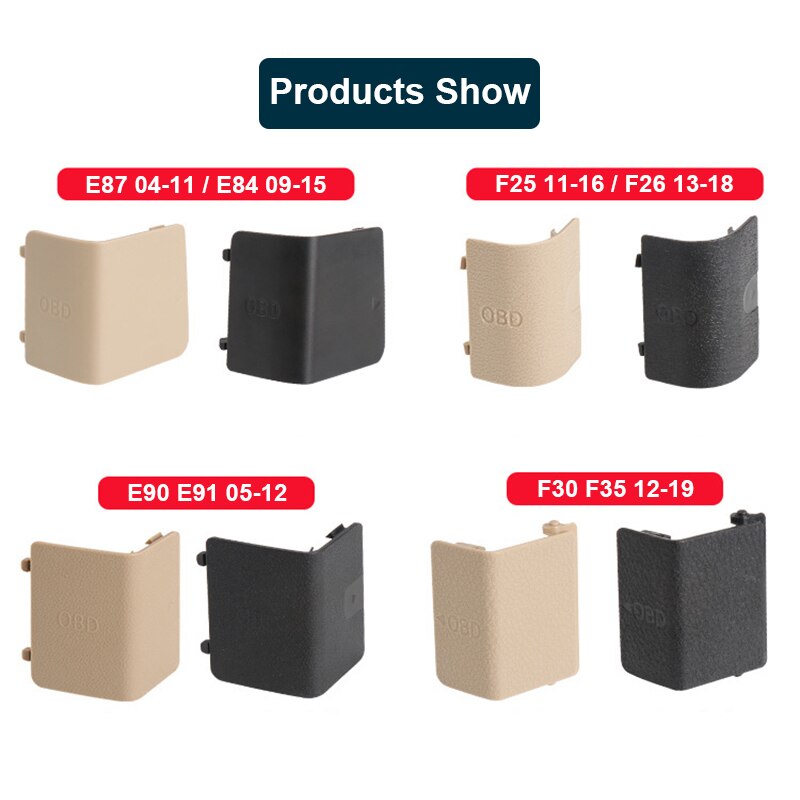 Car OBD Cover Trim For BMW E84 E87 E90 E91 F30 F35 F25 F26 X3 X4 Protective Shell Casing Diagnostic System Plug Panel