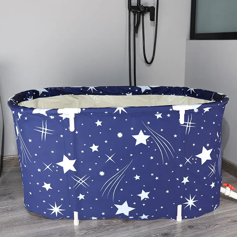 Baignoire pliable Portable pour bébé, grand bain à remous isolant pour bébé et adulte, seau de bain pour les pieds, Spa à la vapeur: Default Title