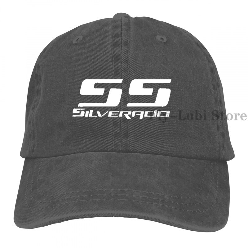 Chevrolet Silverado Ss(3) gorra de béisbol para hombre y mujer gorra ajustable de: 2-Black