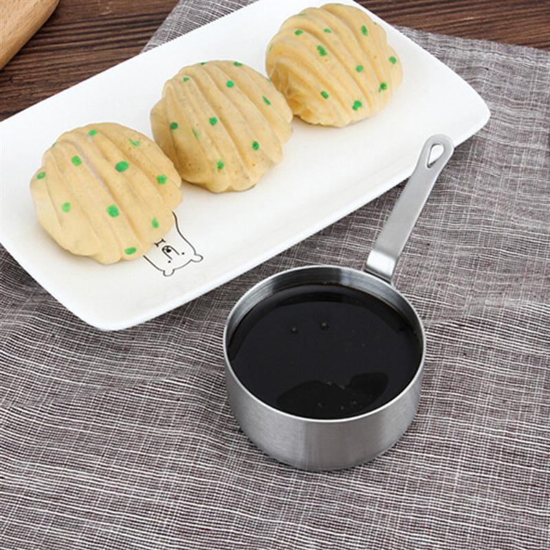 Mini Heating Pot Stainless Steel Soup Pot Butter Sauce Pan With Handle ​Mini Pot Rustproof Heating Pot Butter Warmer Sauce Pan