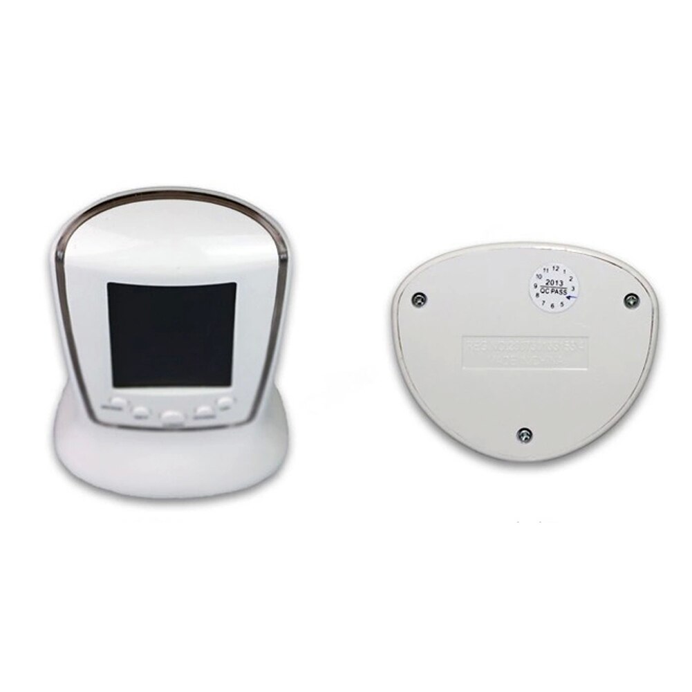 Multifunction Blue Backlight LED Calendar Temperature Display Music Alarm Clock