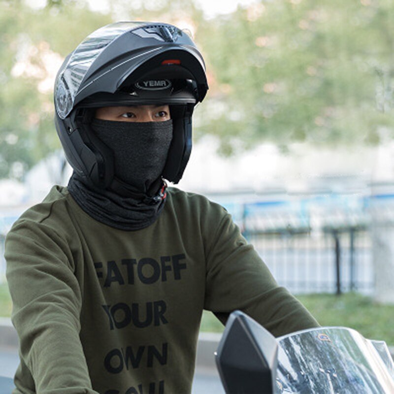 ROCKBROS-mascarilla de Ciclismo de invierno, Bandana transpirable a prueba de viento, máscara facial cálida, gorro térmico de lana para el cuello
