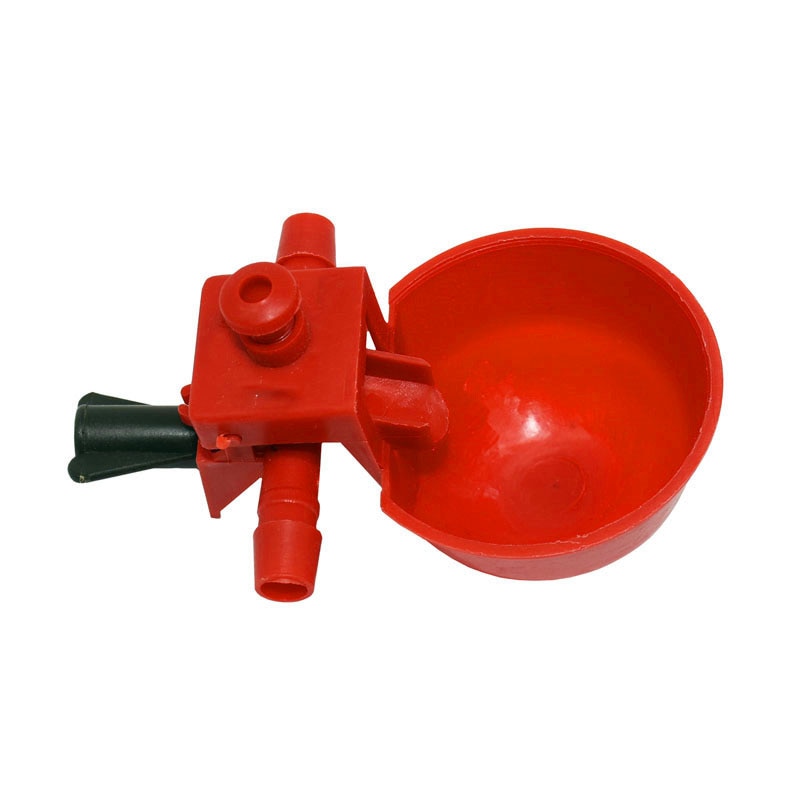20 pcs Chicken drinking Cups Quail waterer bowls Bird red glass Animal husbandry tools Automatic Bird Coop Feeder Drinking Cups