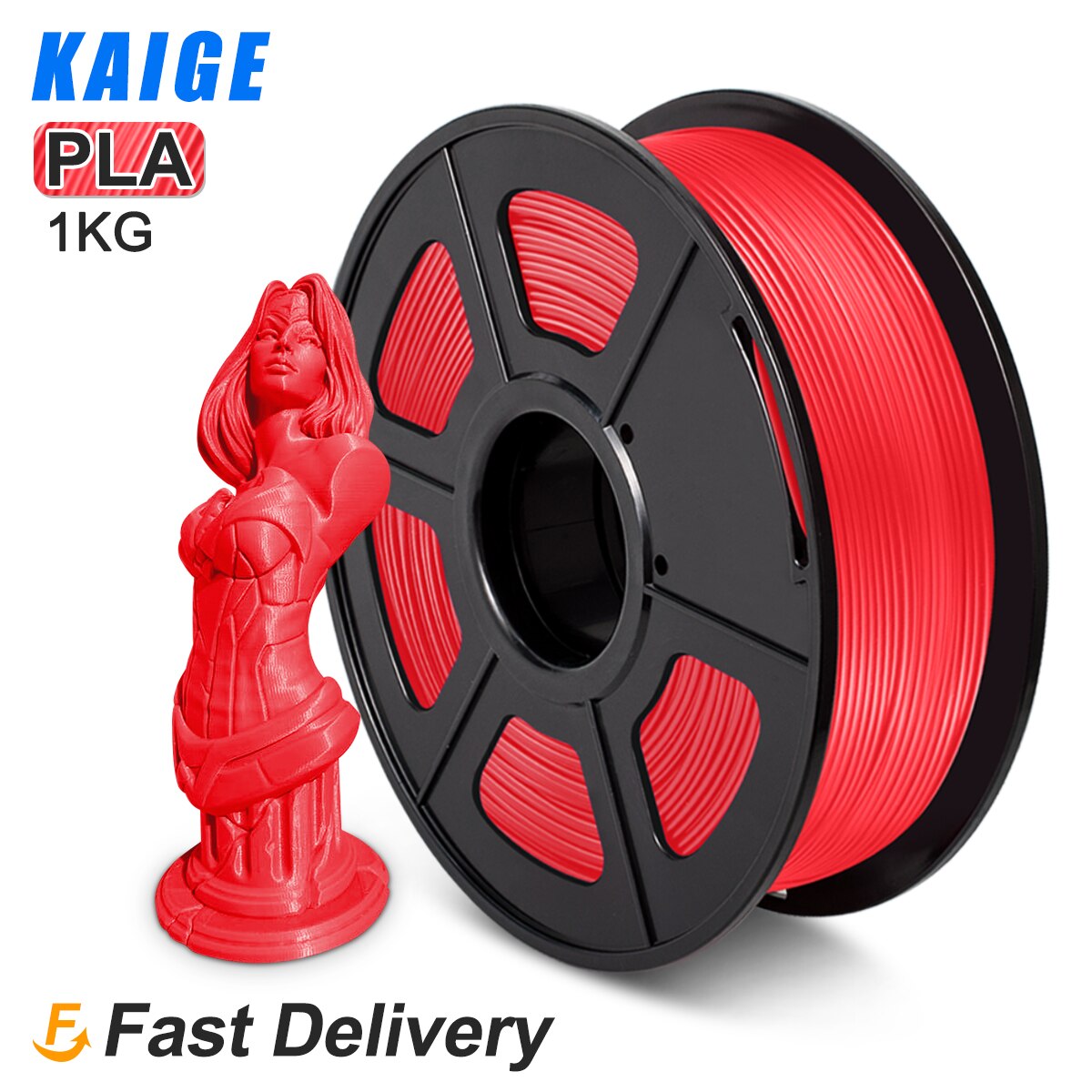 PLA 1KG 1,75mm Filamento Pla 1,75 MM Estrusor De Plastivo Para Arcilla Grau Farbe Umweltfreundliche Druck Material: PLA-rot