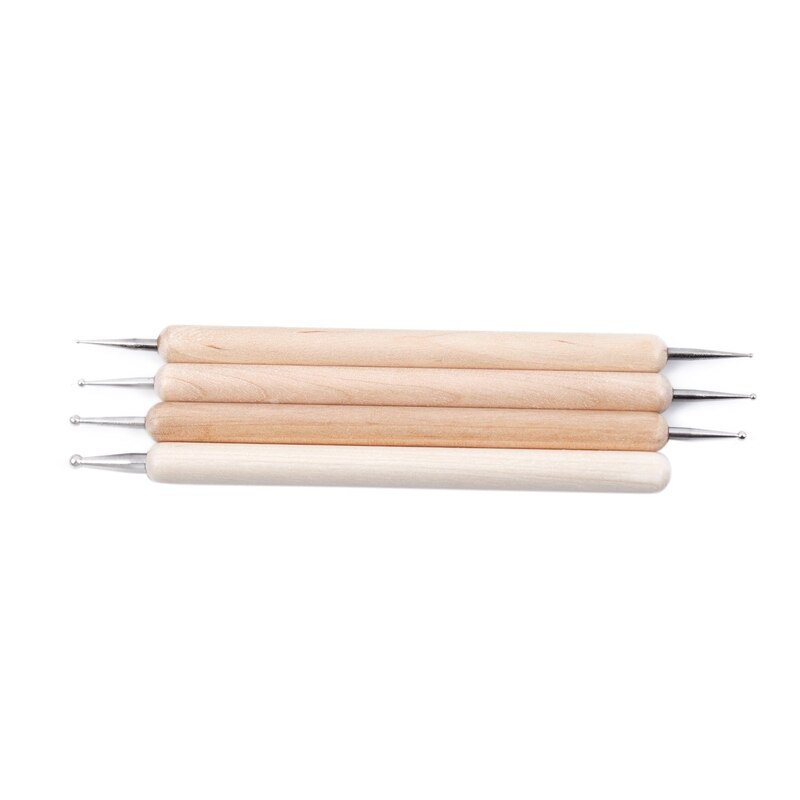 3 Pcs Stainless Steel Wax Sculptors Clay Sculpting Tool & 8 Pcs Ball Stylus Dotting Tools for Pottery Ceramics Doll