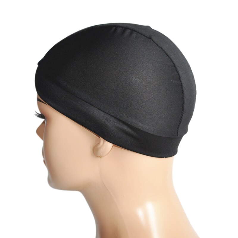 Wig Cap Black Spandex Dome Cap for Making Wigs Snood Nylon Strech Glueless Elastic Cap