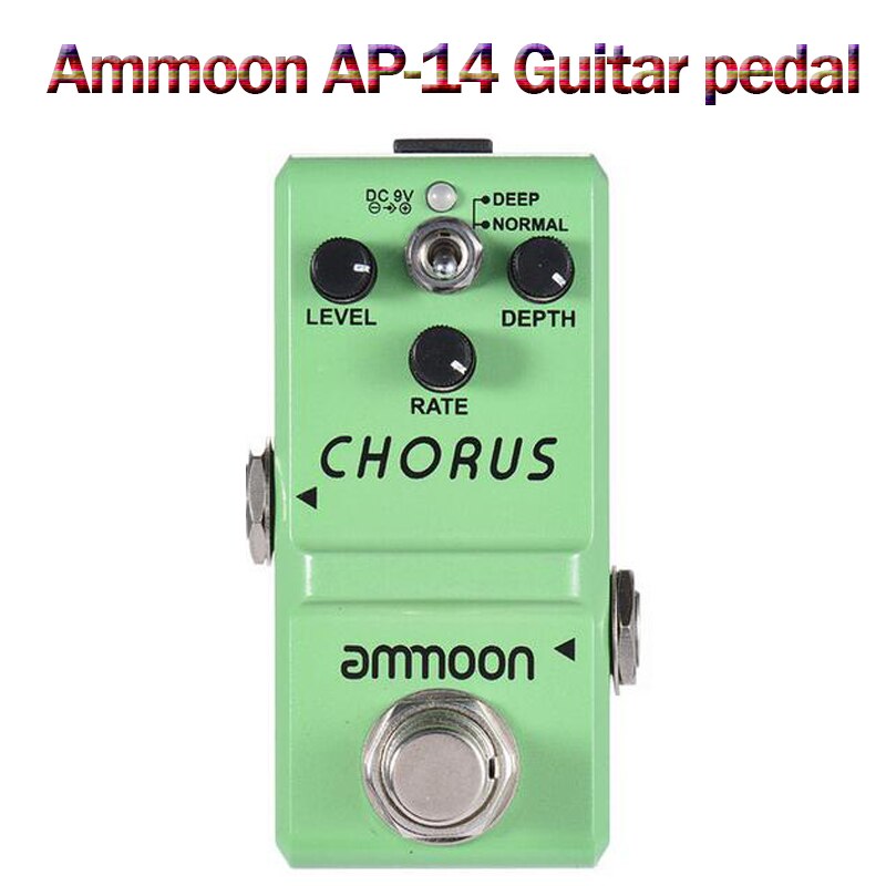 Ammoon stereo looper loop record guitar effekt pedal 10 uafhængige loops max 10 min optagetid guitar pedal guitar tilbehør: Ammoon ap -14