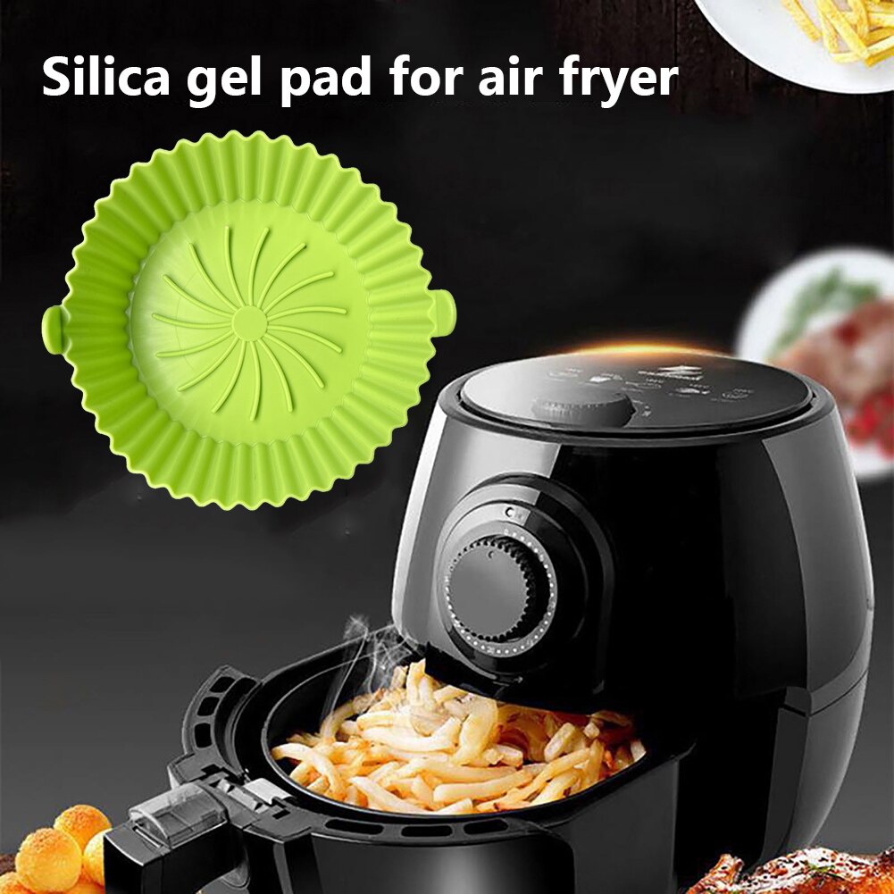 Silicone Mat Air Fryer Liner Steamer Pad Baking Inner Liner Mats Cooking No Oil Pan Basket Kitchen Utensils Airfryer Accessories