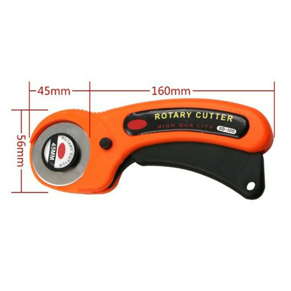 Leathercraft 45mm roterende cutter stof quilt cutter gør-det-selv patchwork læder håndværkssyværktøj sødere cirkulær
