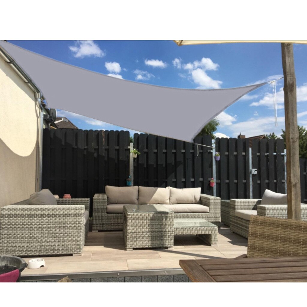 Auvent d'extérieur, pare-soleil équilatéral et triangle, en tissu Oxford, balançoire de jardin pour l'extérieur