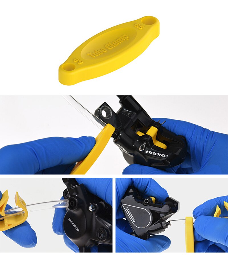 Kit de purge de frein pour vélo Shimano, Kit de purge de frein à disque hydraulique, bouchon d&#39;huile d&#39;entonnoir, outil de réparation de vélo de route et de vtt