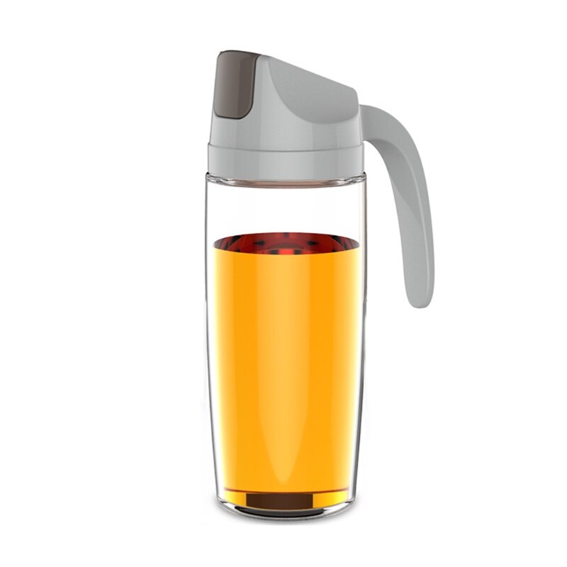 Auto Flip Olive Oil Dispenser Bottle 300ml-630ml Leakproof Condiment Container With Automatic Cap and Stopper Non-Drip for H051