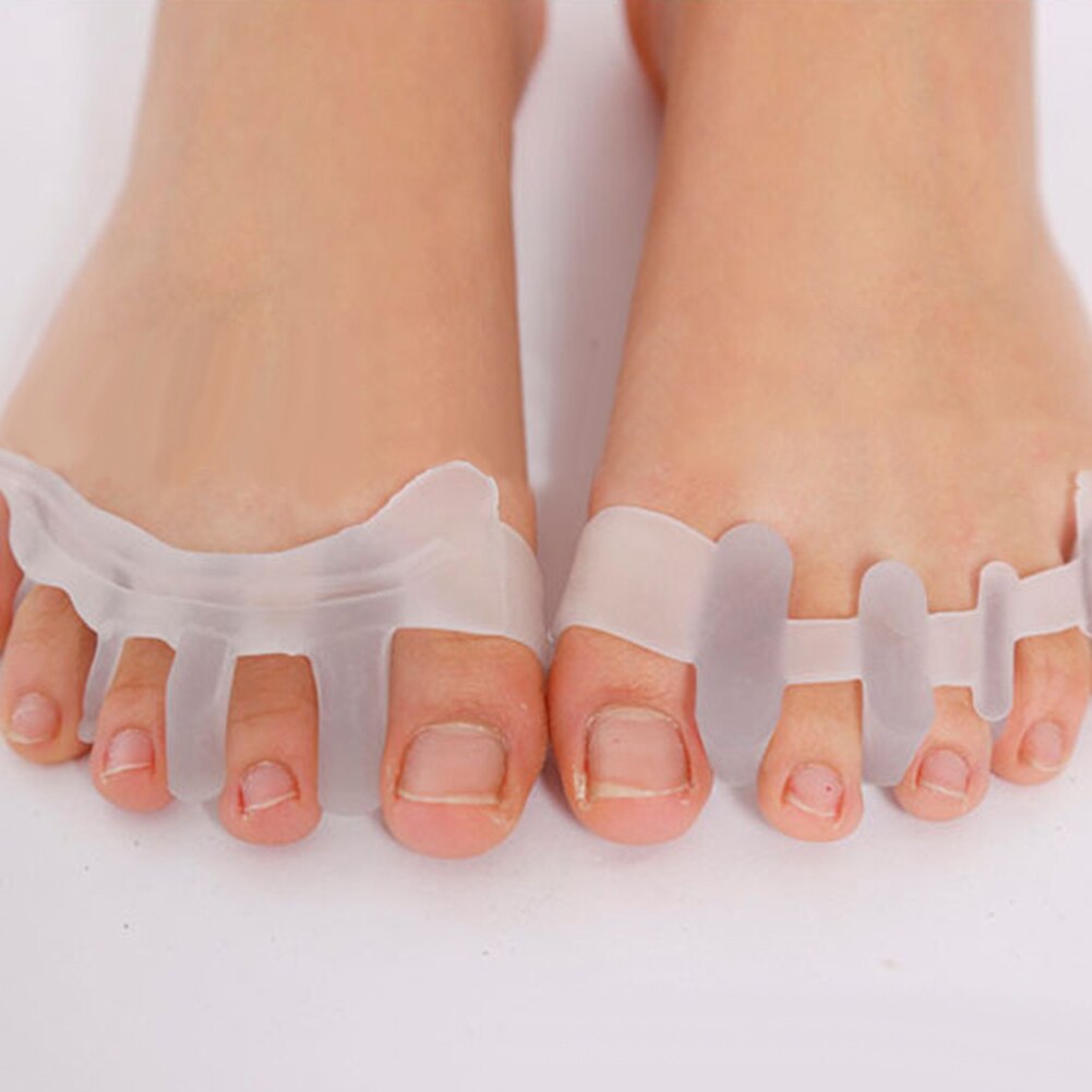 1 paar 5 Tenen Separator Hallux Valgus Orthese Protector Rechtzetten Voetverzorging Tool