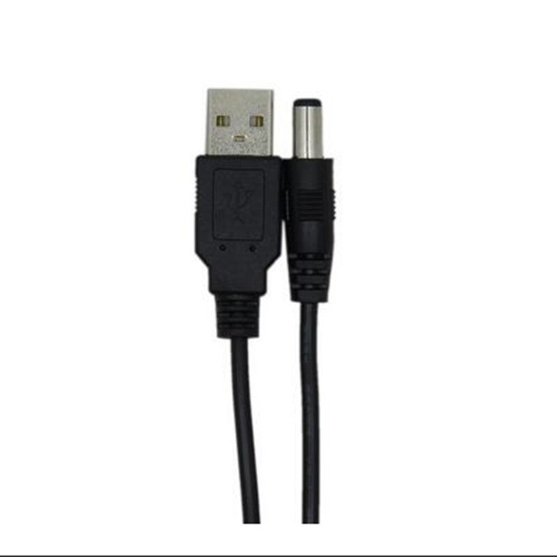 USB naar 5.5mm/2.1mm 5 Volt DC Barrel Jack Power Kabel-1 M