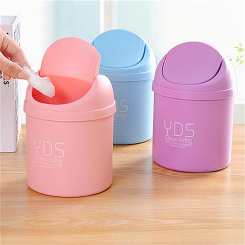 Mini Small Waste Bin Desktop Garbage Basket Home Table Office Bathroom Garbage Basket For Kitchen Bathroom