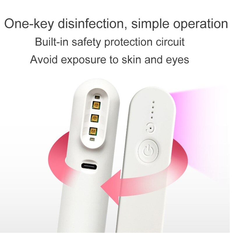Household vehicle sterilization sterilizer UVC ultraviolet disinfection lamp baby pregnant woman protection disinfection Stick-1