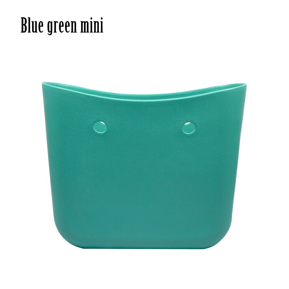 Obag style Mini Bag Body EVA bag O women bag rubber silicon waterproof women Handbag without logo: blue green mini