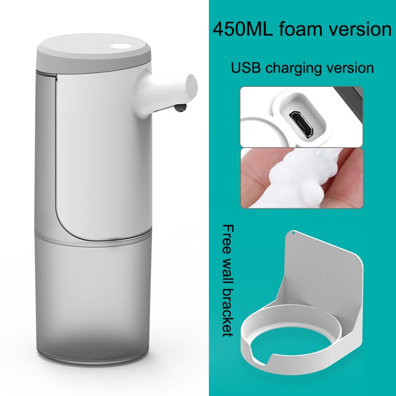 Automatische Zeepdispenser 450Ml Perfectless Schuimende Zeepdispenser Handsfree Usb Opladen Elektrische Zeepdispenser