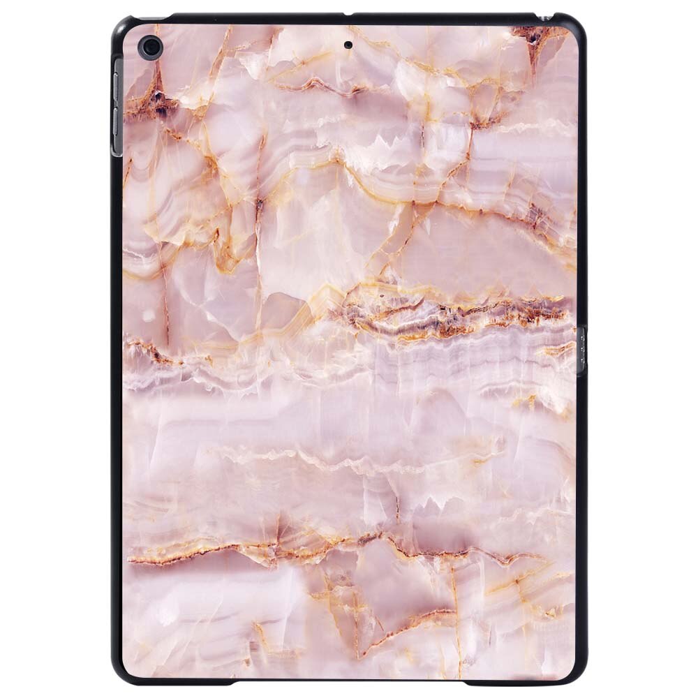 KK&LL For Apple iPad 7th Gen 10.2 inch A2200 A2123 tablet PC Plastic marble pattern Slim Stand Case Cover: pastel marble