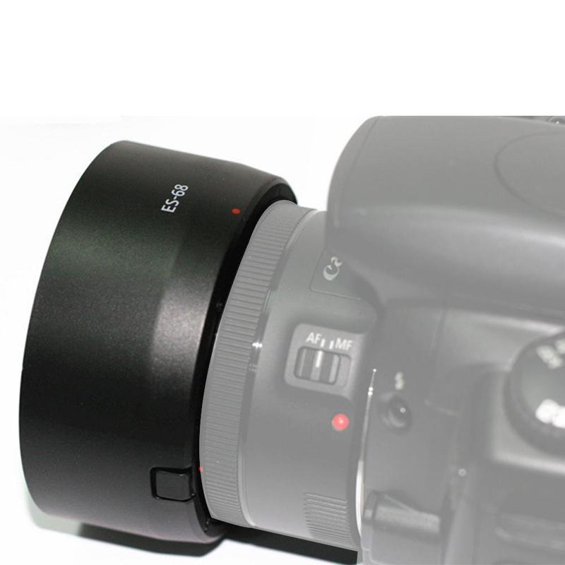 Vervangende es -68 zonnekap voor canon  ef 50mm f /1.8 bajonet lens met speciale vatting, omkeerbare stm zonnekap lens  c4 i 3