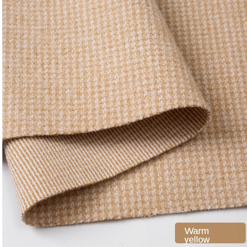 50CM * 150CM/Piece, Autumn And Winter Thick Woolen Plaid Cloth, Wool Cashmere Wool Thousands of Birds Cloth, DIY Clothing Fabric: 4