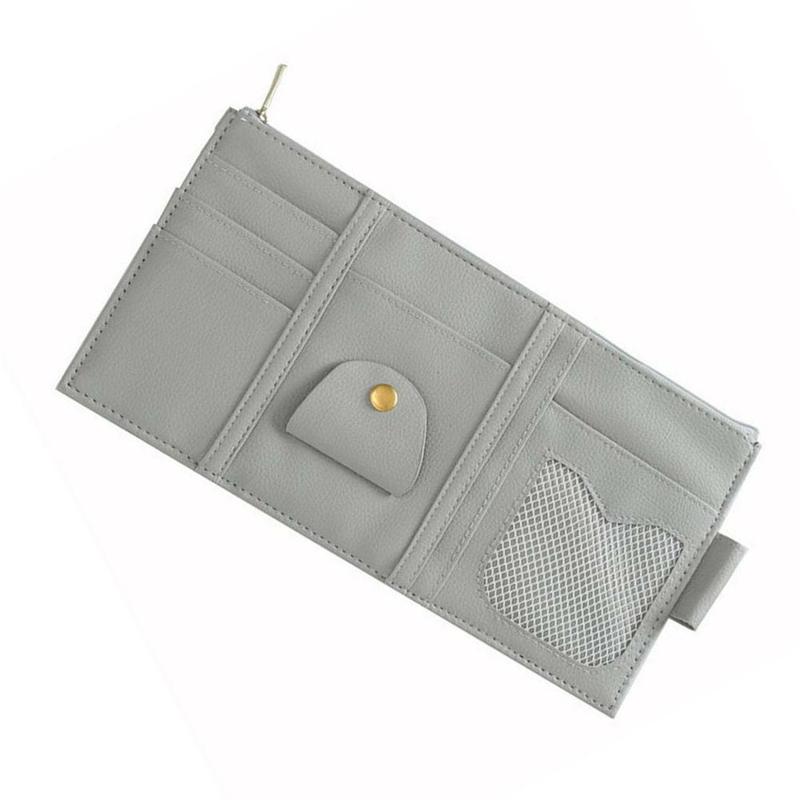 Universal Car Auto Visor Organizer Holder Case for Card Glasses Car Accessories Sun Visor Multifunctional Storag Bag: B
