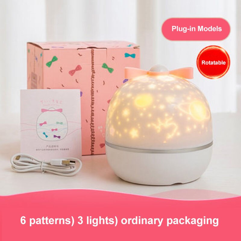 Xiaomi Mijia Cosmos de la estrella proyector lámpara LED estrellado cielo proyector lámpara de cama de dormitorio de los niños cama dormir escritorio lámpara de noche de: Plug-in Models