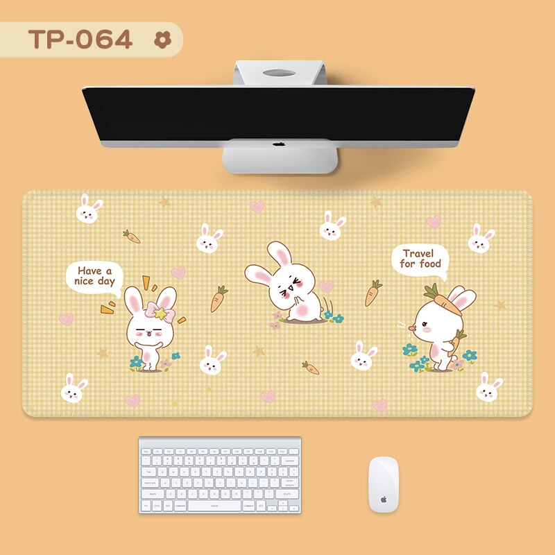 Leuke Oversized Muismat Toetsenbord Laptop Bureau Pad Rubber Pols Antislip Bureau Mat Desktop Organizer Computer Accessoires: 64