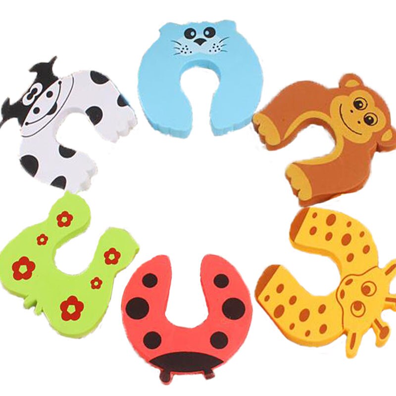 10 Stks/partij Kids Baby Cartoon Animal Jammers Stop Edge Corner Guards Deurstopper Houder Lock Baby Veiligheid Vinger Protector