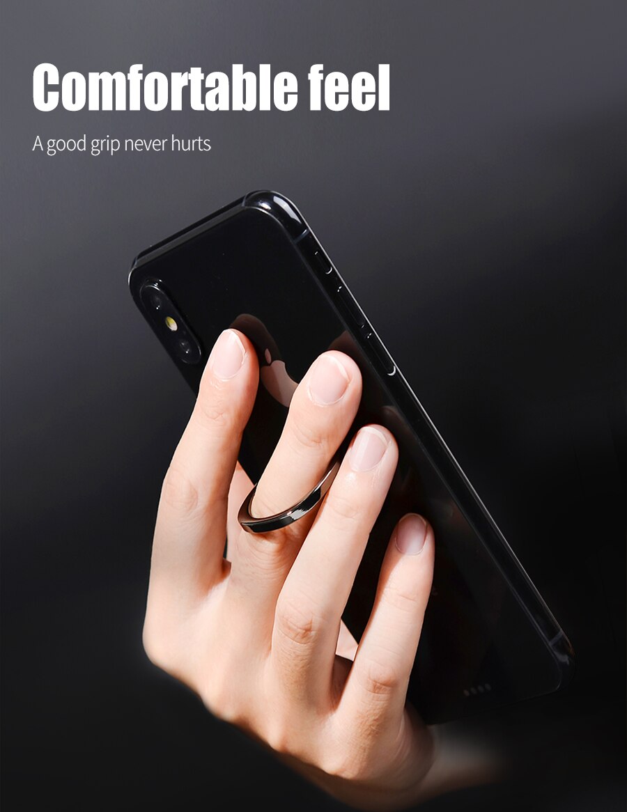 Luxus metall praktisch Buchse Halfter Universal- 360 Grad Drehung Finger Ring Halfter Magnetische Für iPhone 8 X XS XSMAX XIAOMI