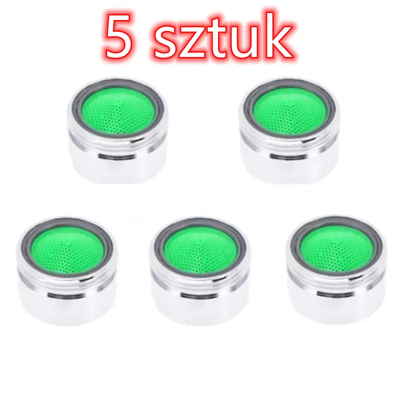 5 szt. Siatka do ust, Bubbler, Filtr do kranu, Akcesoria do kranów, Urządzenie oszczędzające wodę o stałym przepływie 4-6-8l Aeratory do kranów: Pomarańczowy